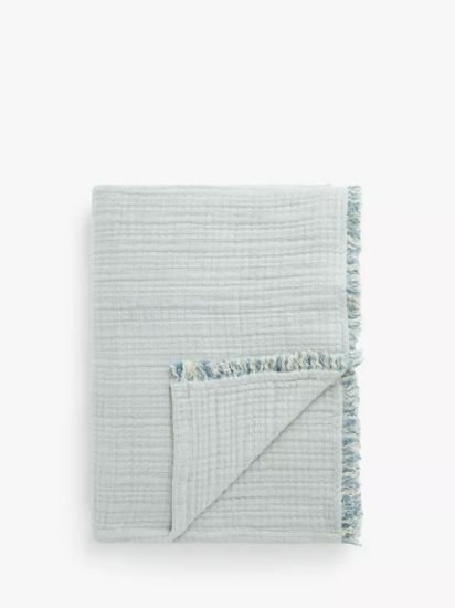 Stitch Bedspread,Blue