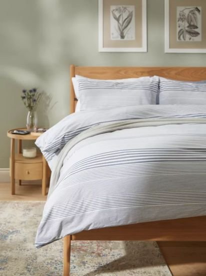 Variegated Stripe Duvet Cover Set